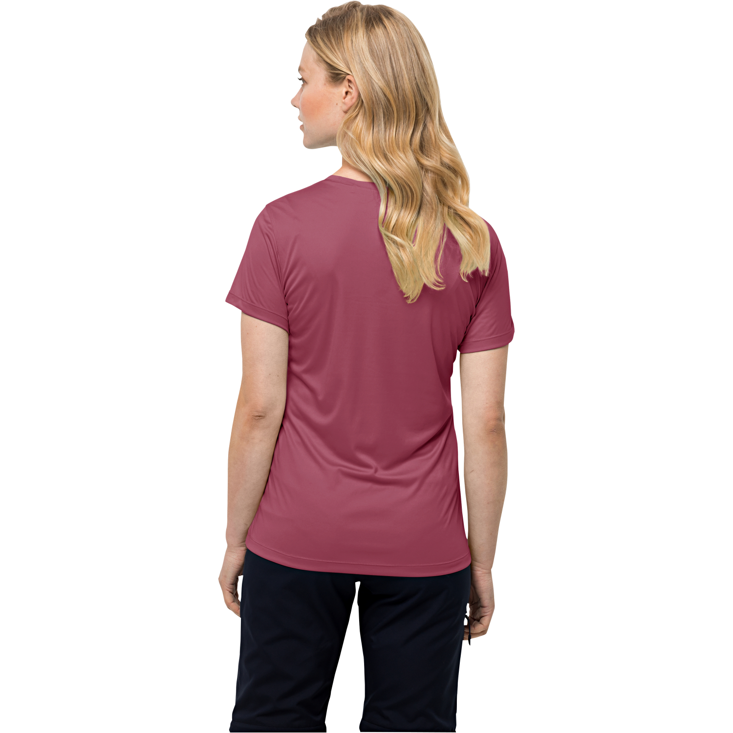 Jack Wolfskin Damen Shirt Tech T W (sangria red)