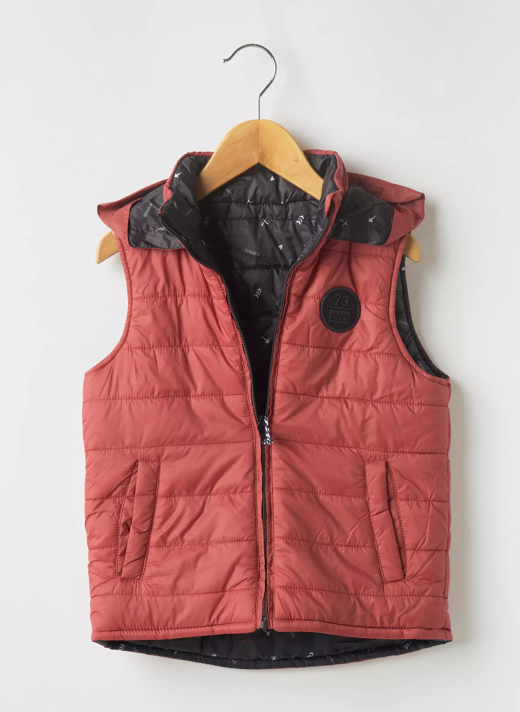 3 Pommes Gilet Garcon couleur orange