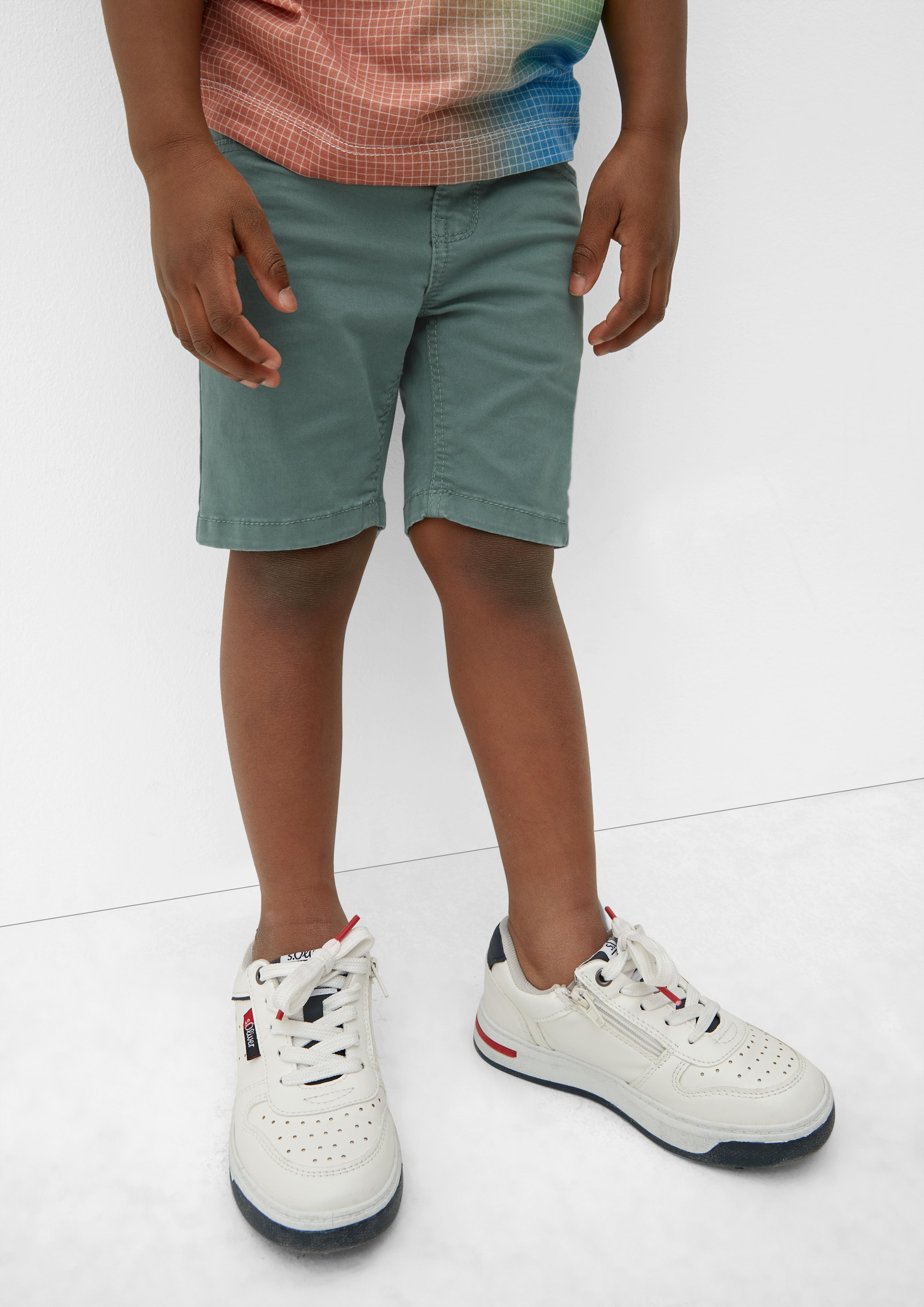 Slim: Bermuda mit Garment Dye  2127526-6714