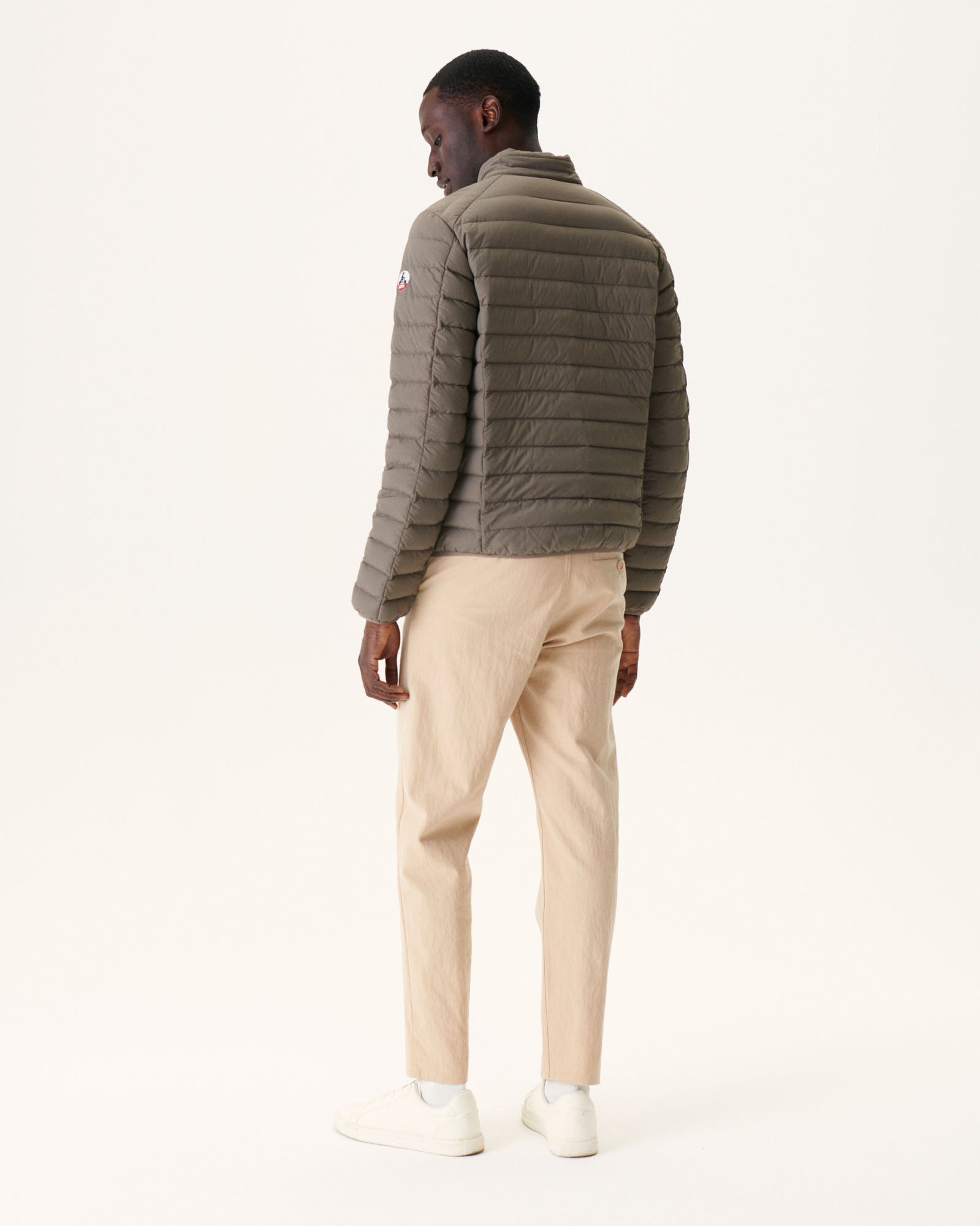 Doudoune légère stretch Taupe Aragon