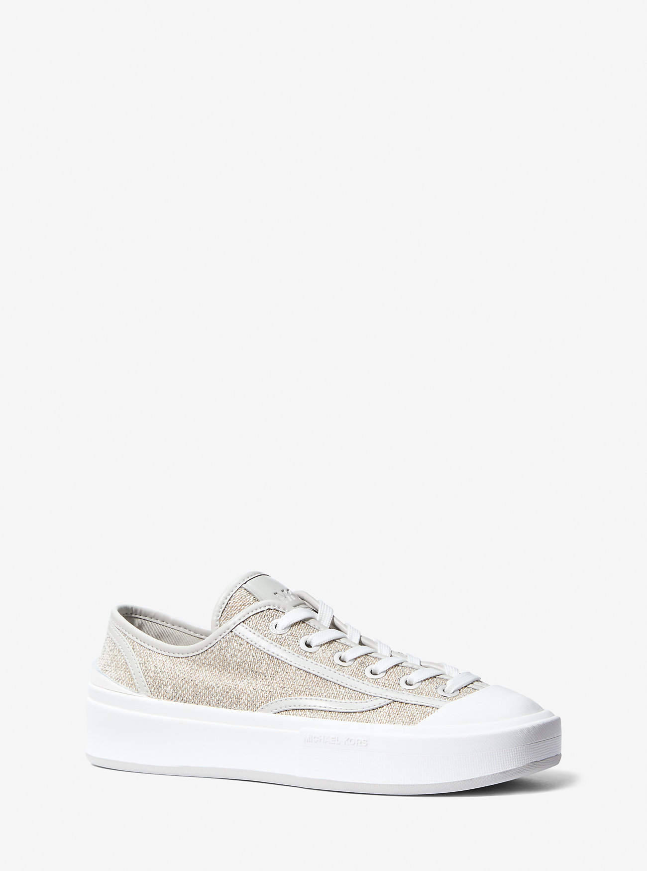 Jude Cotton Blend Sneaker - SILVER