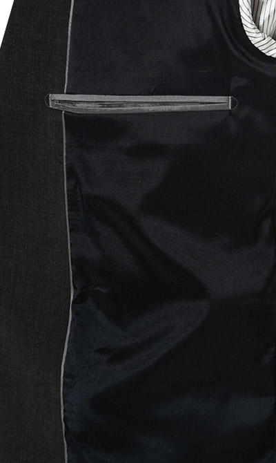 Carl Gross, Reise-Anzug mit Weste, Regular Fit, Schurwoll-Stretch, graphit