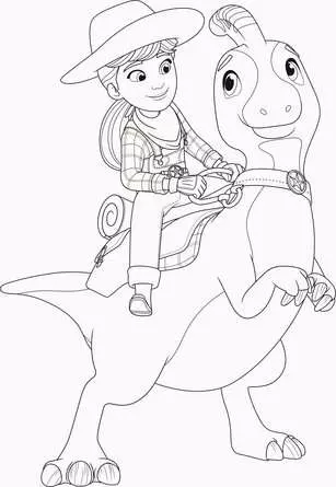 Dino Ranch: Mein dinostarkes Malbuch