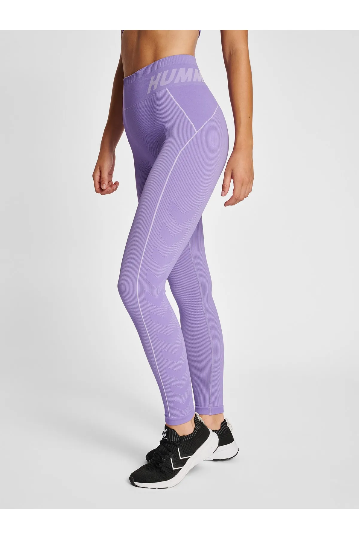hummel  Sport-Leggings - Lila - Mittlerer Bund