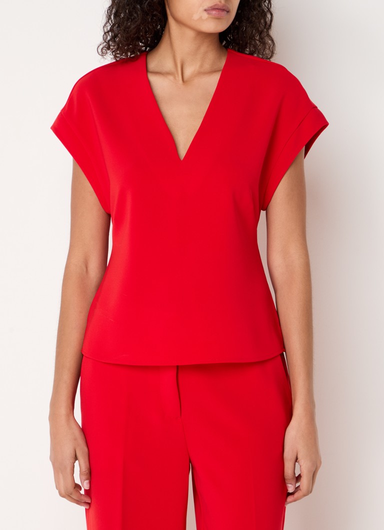 Dante High 6 V-Neck Henna