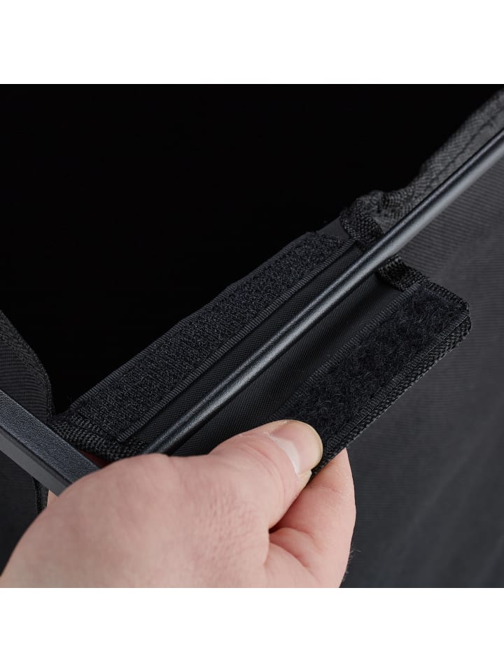 relaxdays Wäschekorbregal in Schwarz/ Braun - (B)80 x (H)75,5 x (T)33 cm günstig kaufen onesize