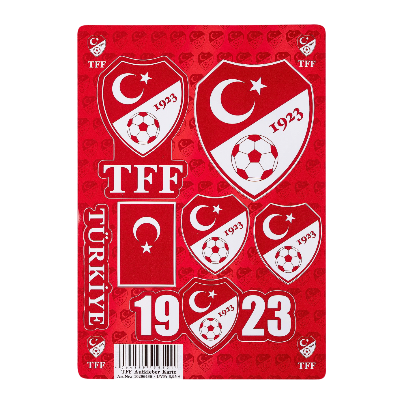 TFF Türkei Autoaufkleber EM 2024 Rot