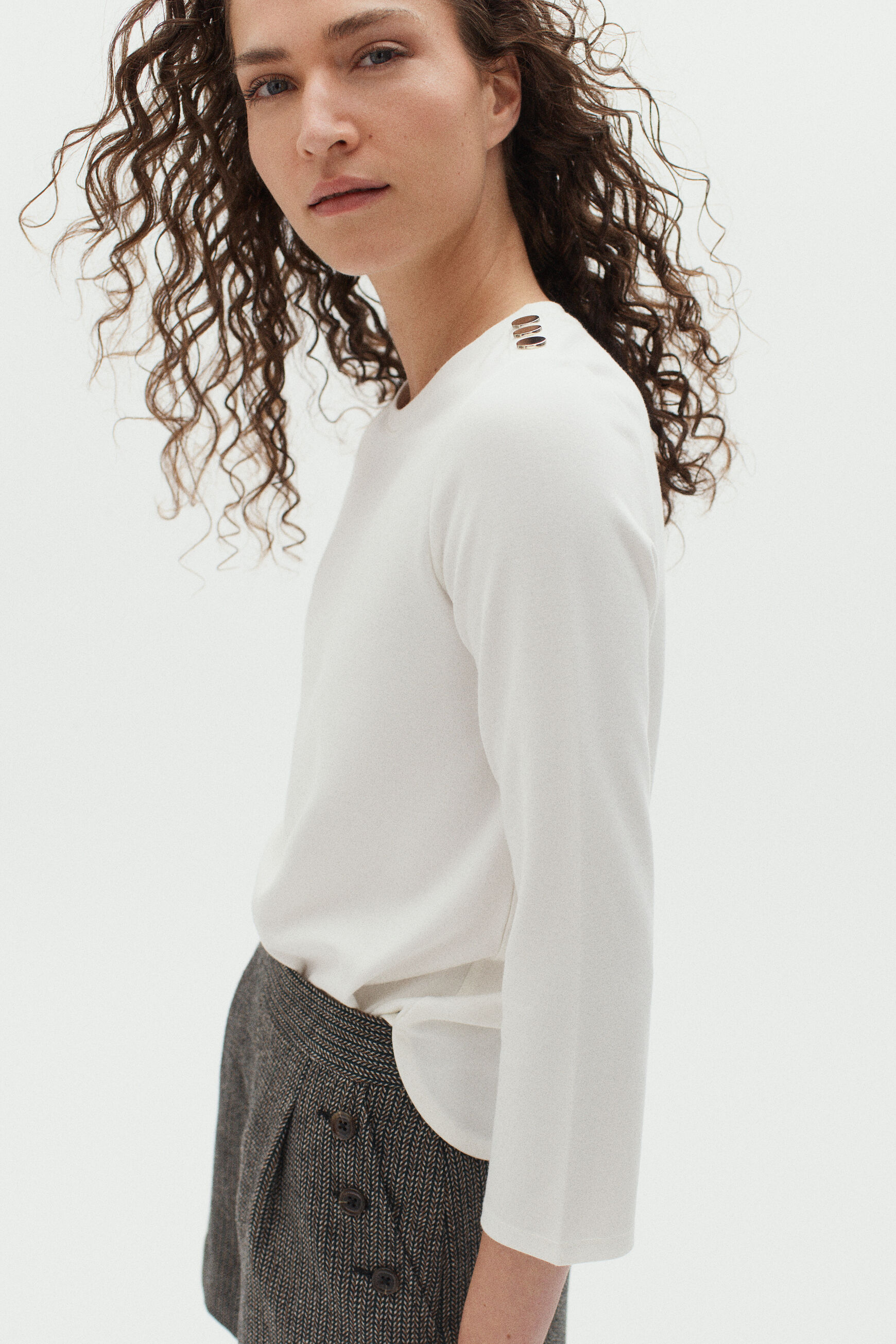 t-shirt jay ivoire femme