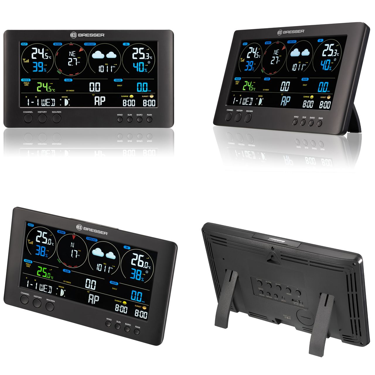 Bresser WLAN ClearView Wetterstation mit 7-in-1 Profi-Sensor