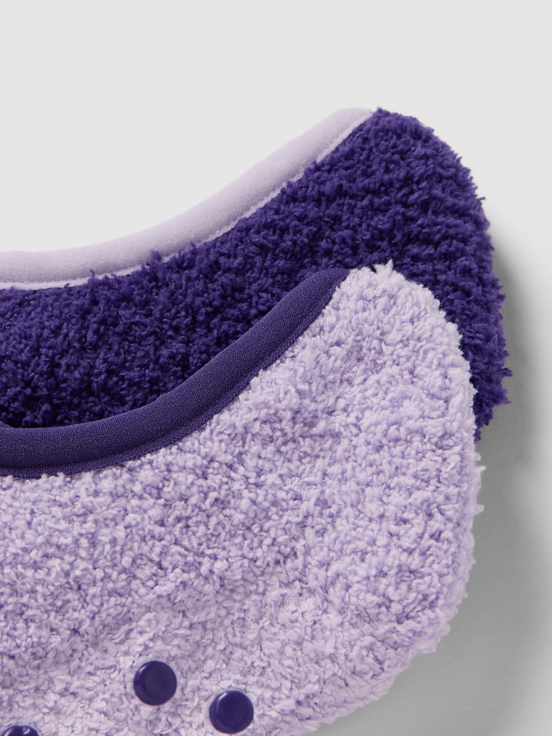 Sneakersocken mit Strukturmuster im 2er-Pack in lila