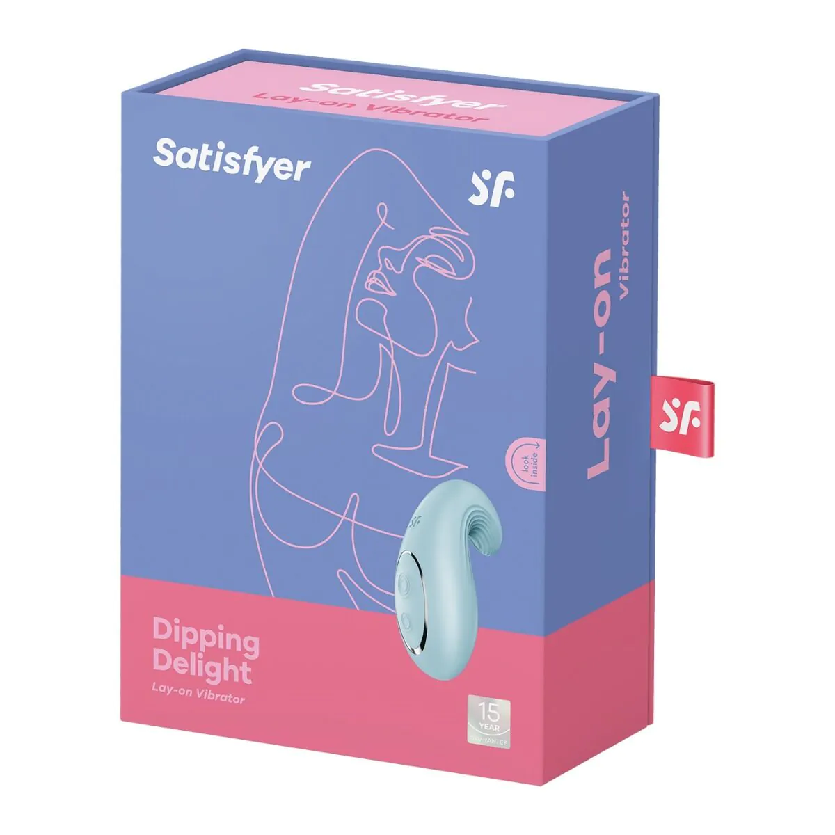 Satisfyer Dipping Delight Lyseblå Intimmassageapparat