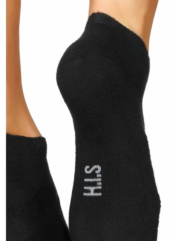 H.I.S Sneakersocken in 6x schwarz günstig kaufen