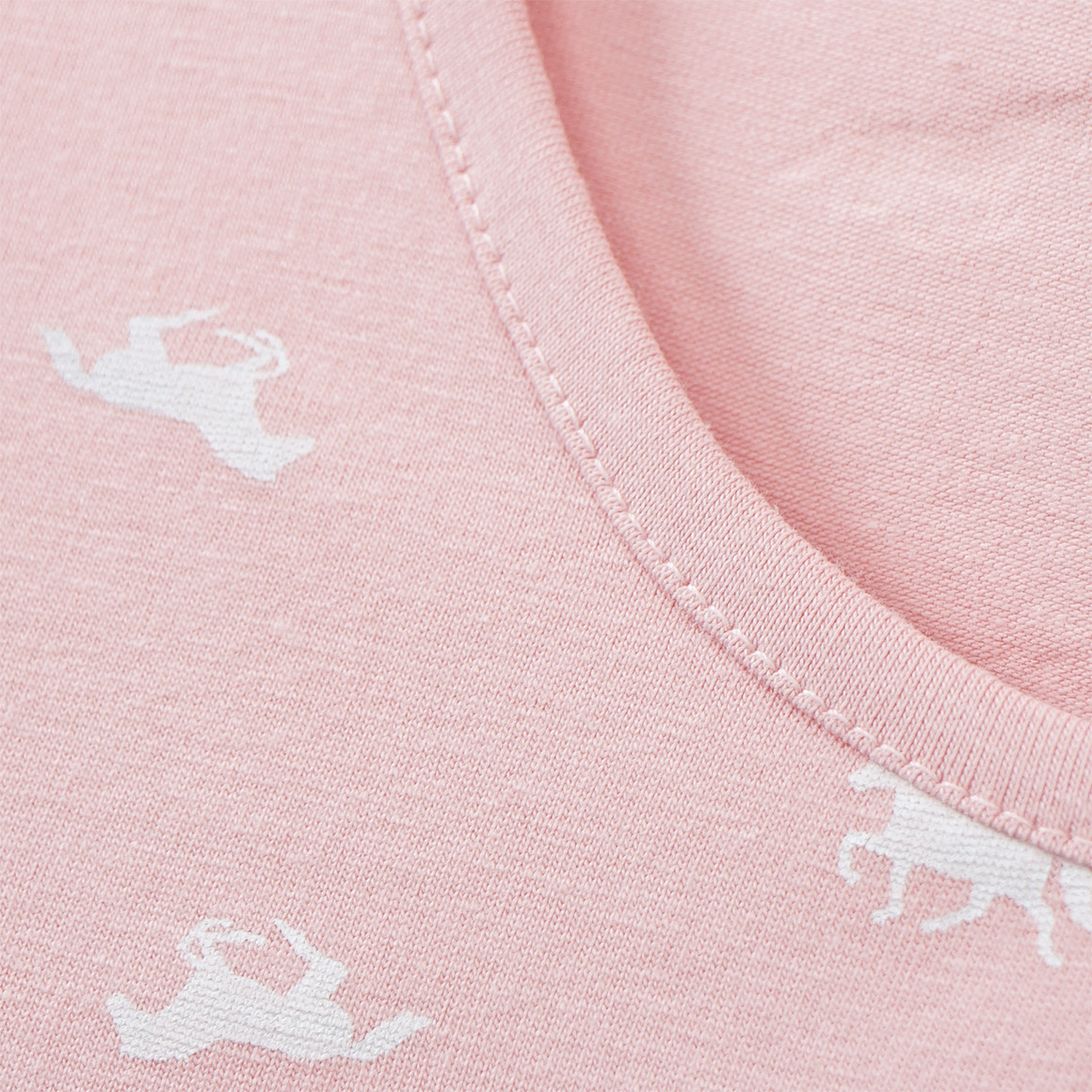 Mädchen Langarmshirt mit Pferde-Allover