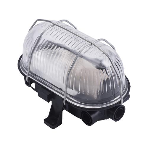 Lampă de construcții Eurolux 66.020.01 LED Bulleye 60-K - Negru - E27 - carcasă din plastic cu colivie pliabilă din sârmă
