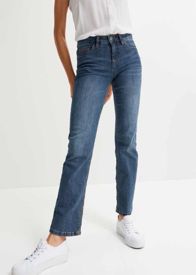Komfort-Stretch-Jeans, Straight