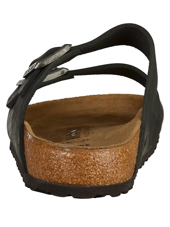 Birkenstock Leder-Pantoletten 