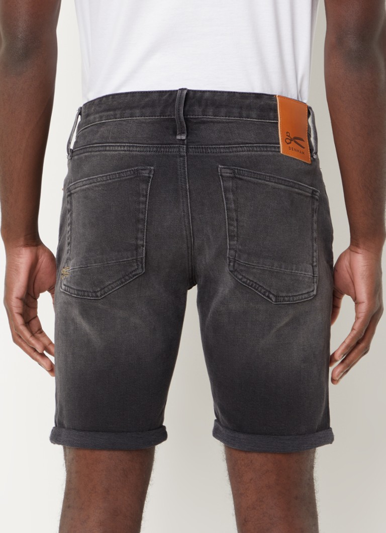 Džínové kraťasy Denham Razor slim fit s bočními kapsami