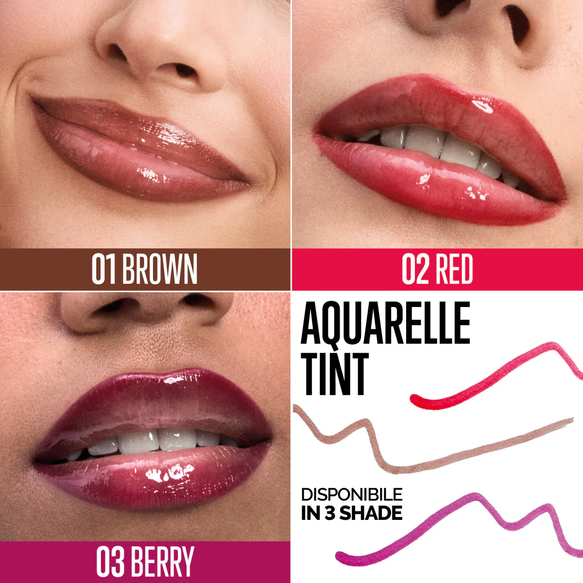AQUARELLE TINT Lips - Huulipuna