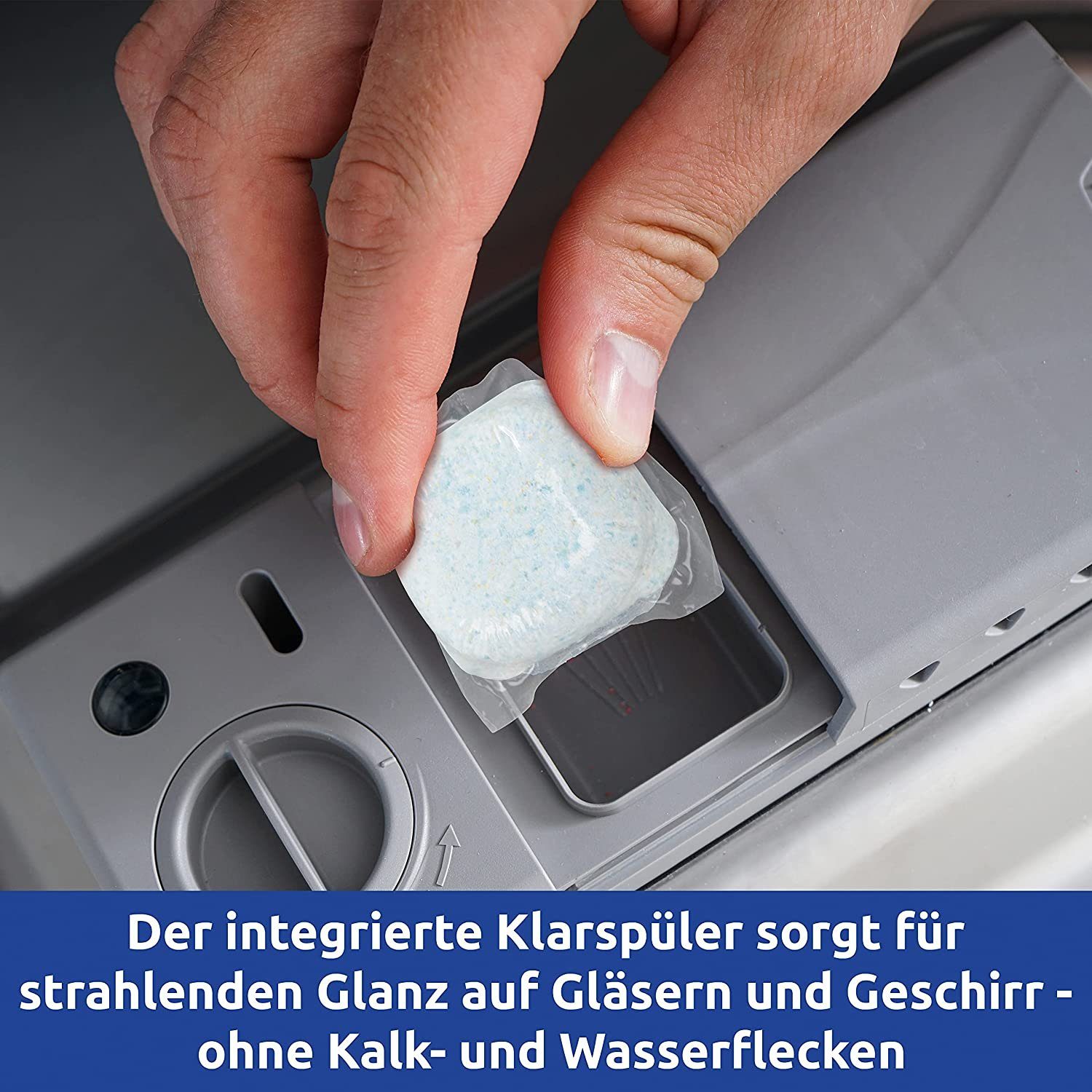 RESCH CLEANIX Spülmaschinentabs 500 Stk, ALL IN ONE TABS Geschirrspültabs Spülmaschinentabs (Geschirrtabs, Tabs, Taps, [500-St. Sparset, Geschirrrspültabs, Geschirrreinigertabs Spültabs Spülmaschine ohne Plastik, Phosphatfrei, in Wasserlöslicher Foli