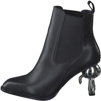 Karl Lagerfeld Ikon Heel Ankle Gore Boot in schwarz