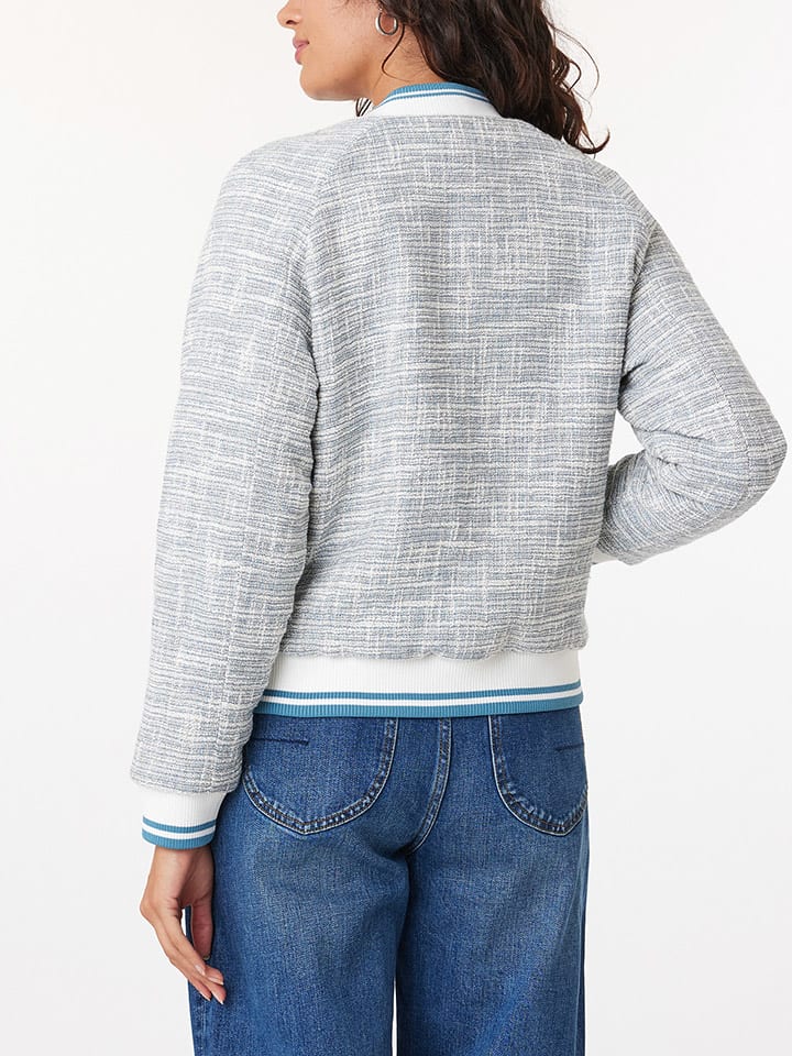 Scotch & Soda Cardigan in Hellblau/ Weiß günstig kaufen