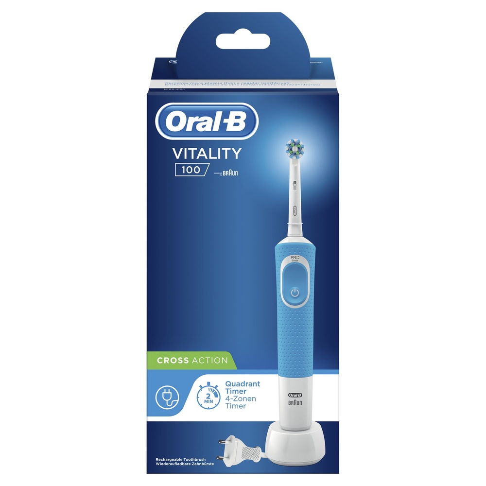 oral-b Oral-B Vitality 100 Brosse À Dents Électrique Bleue Brosse À Dents Electrique
