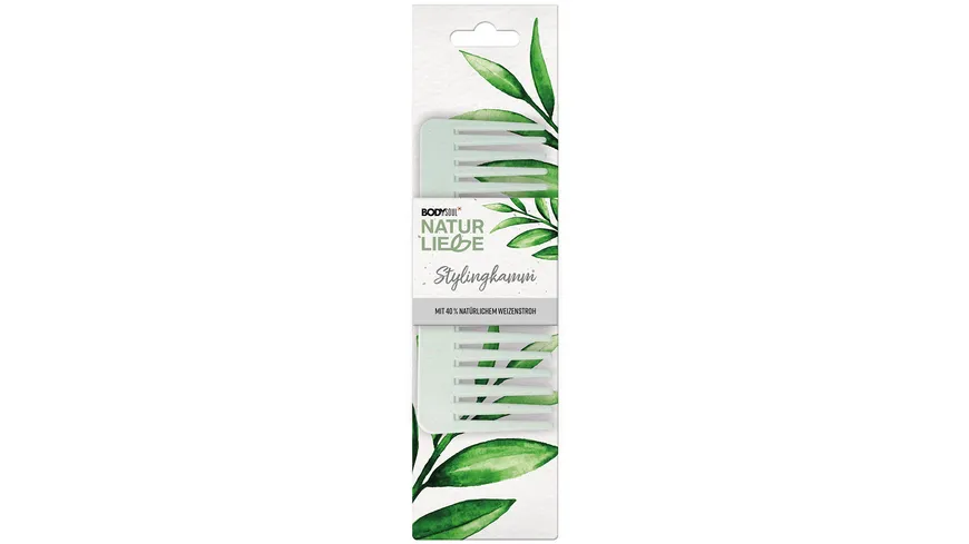 BODY&SOUL Stylingkamm Gerade Naturliebe Weizenstroh