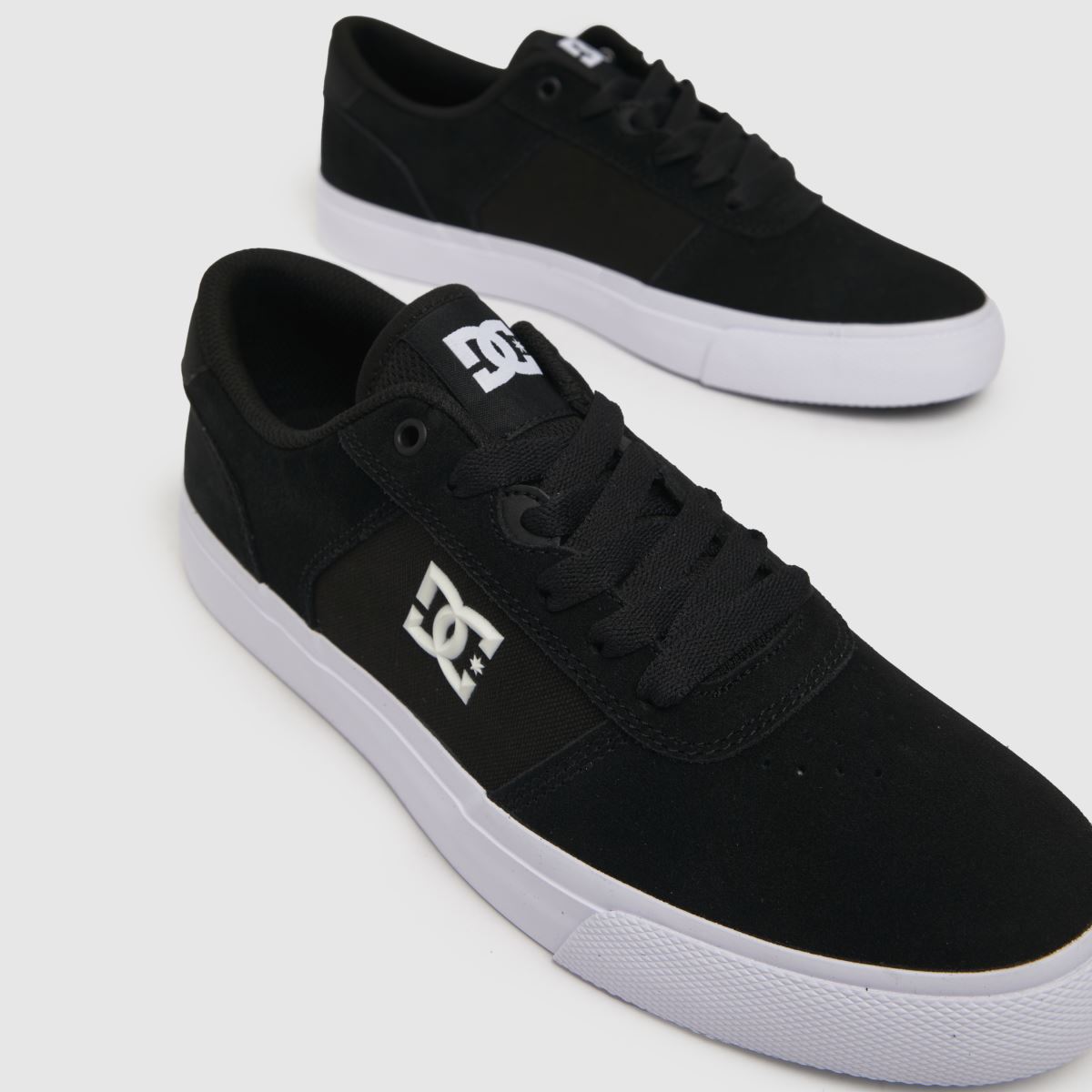 DC Teknik-sneakers i svart och vitt
