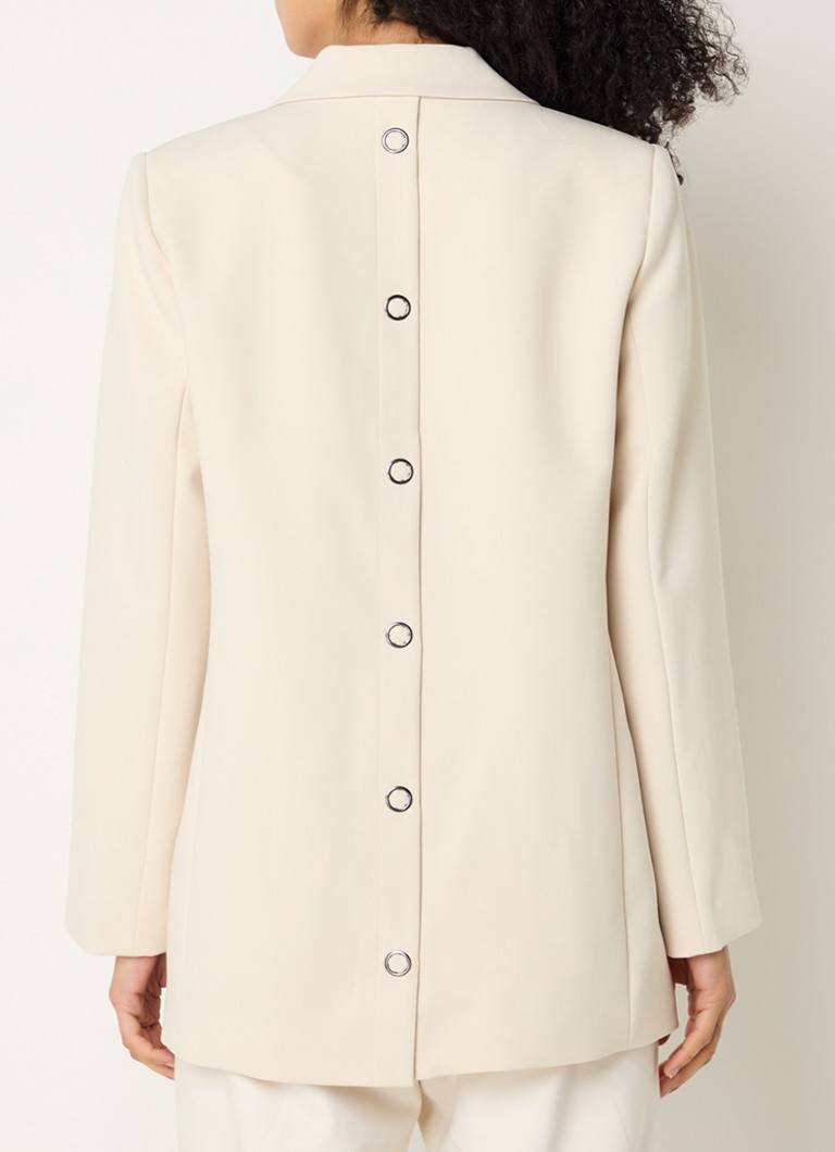 Co'Couture  Vola blazer met schoudervulling en klepzakken