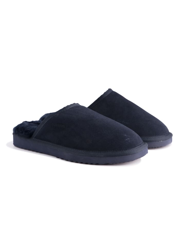 Aus Wooli Slipper Manly in Navy günstig kaufen 40/41