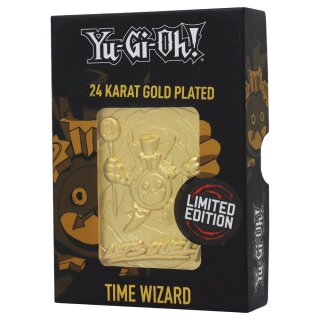 Yu-Gi-Oh! Replik Karte Time Wizard (vergoldet)