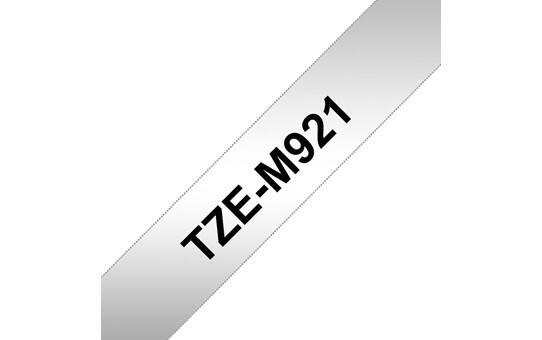 Druckerband Brother TZE-M921 Schwarz, Silber