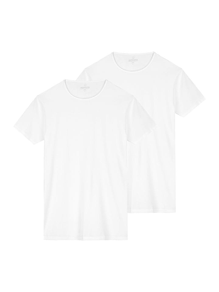 DSTREZZED 2er-Set: Shirts in Weiß günstig kaufen