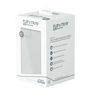 Ultimate Guard Flip`n`Tray 100+ XenoSkin Monocolor - Weiß