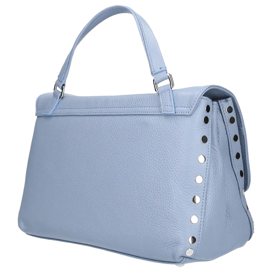 Zanellato - Handtasche POSTINA DAILY GIORNO S Kalbsleder - blau