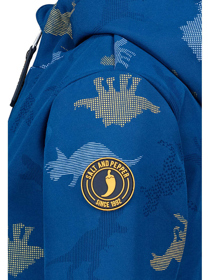 Salt and Pepper Softshelljacke in Blau günstig kaufen