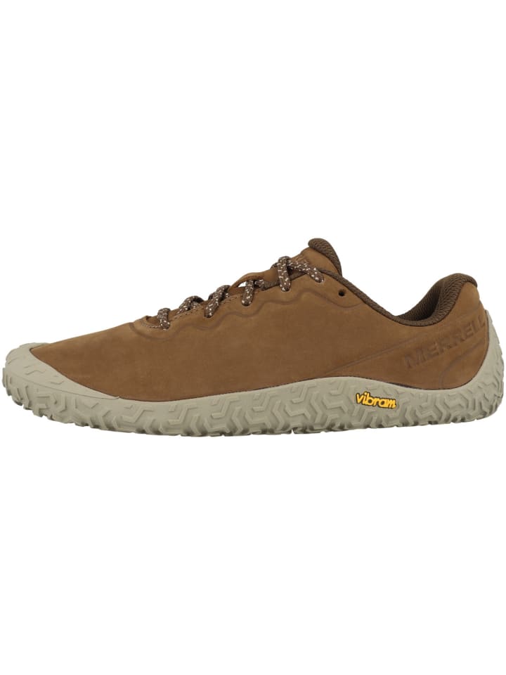 Merrell Barfußschuhe Vapor Glove 6 Leather in hellbraun günstig kaufen