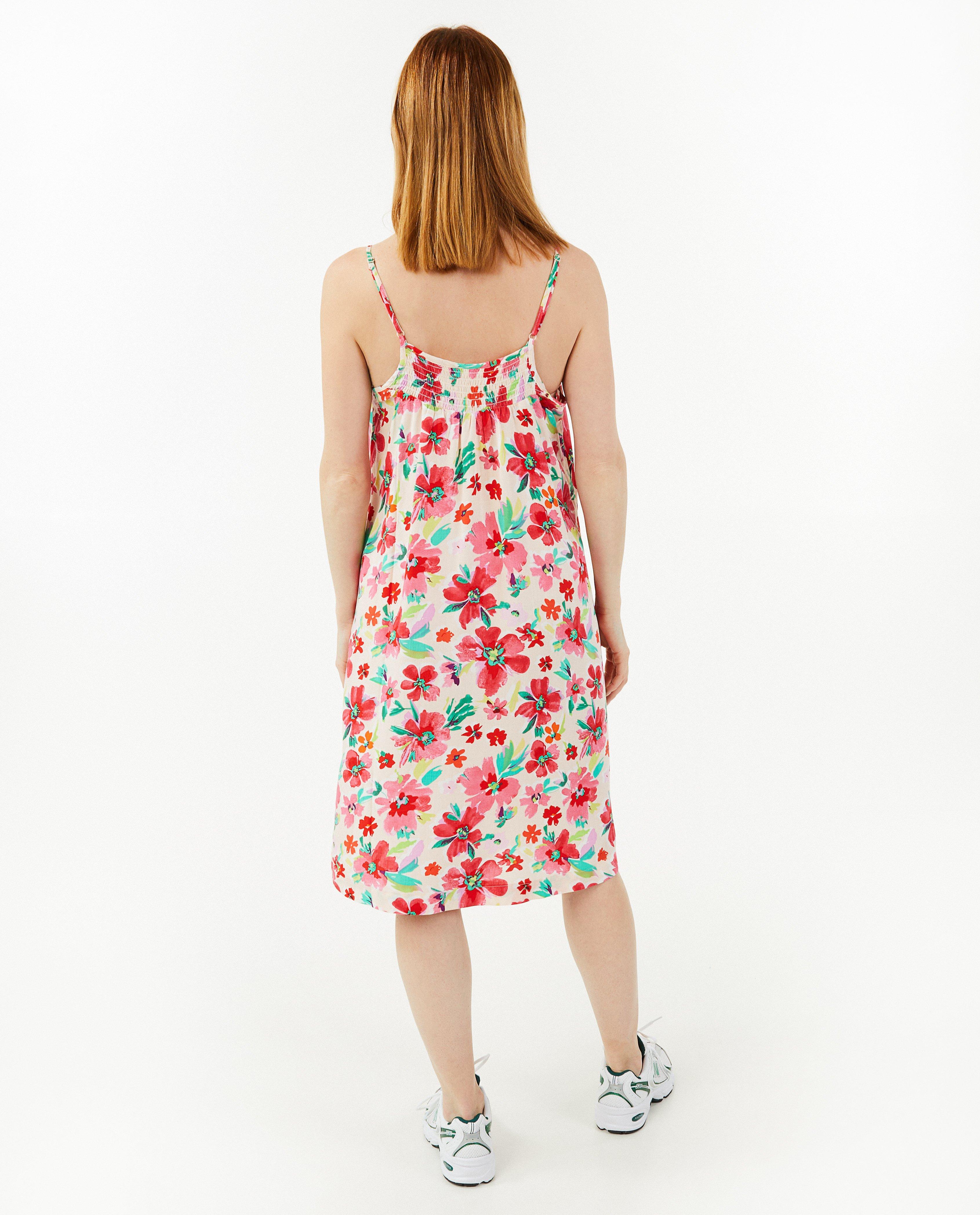 Rochie Sora cu imprimeu floral roz deschis