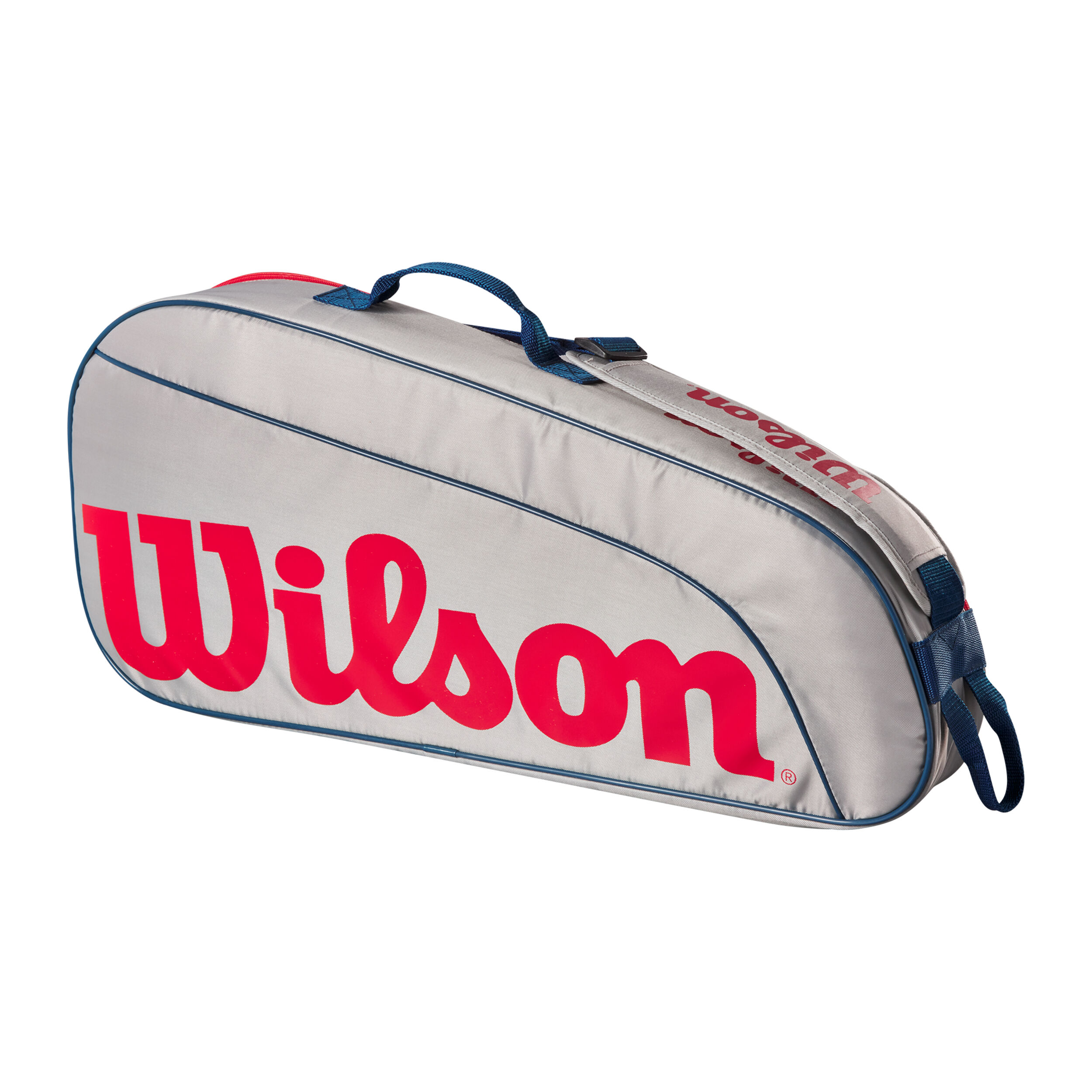 Junior Schlägertasche 3er - Grau, Rot