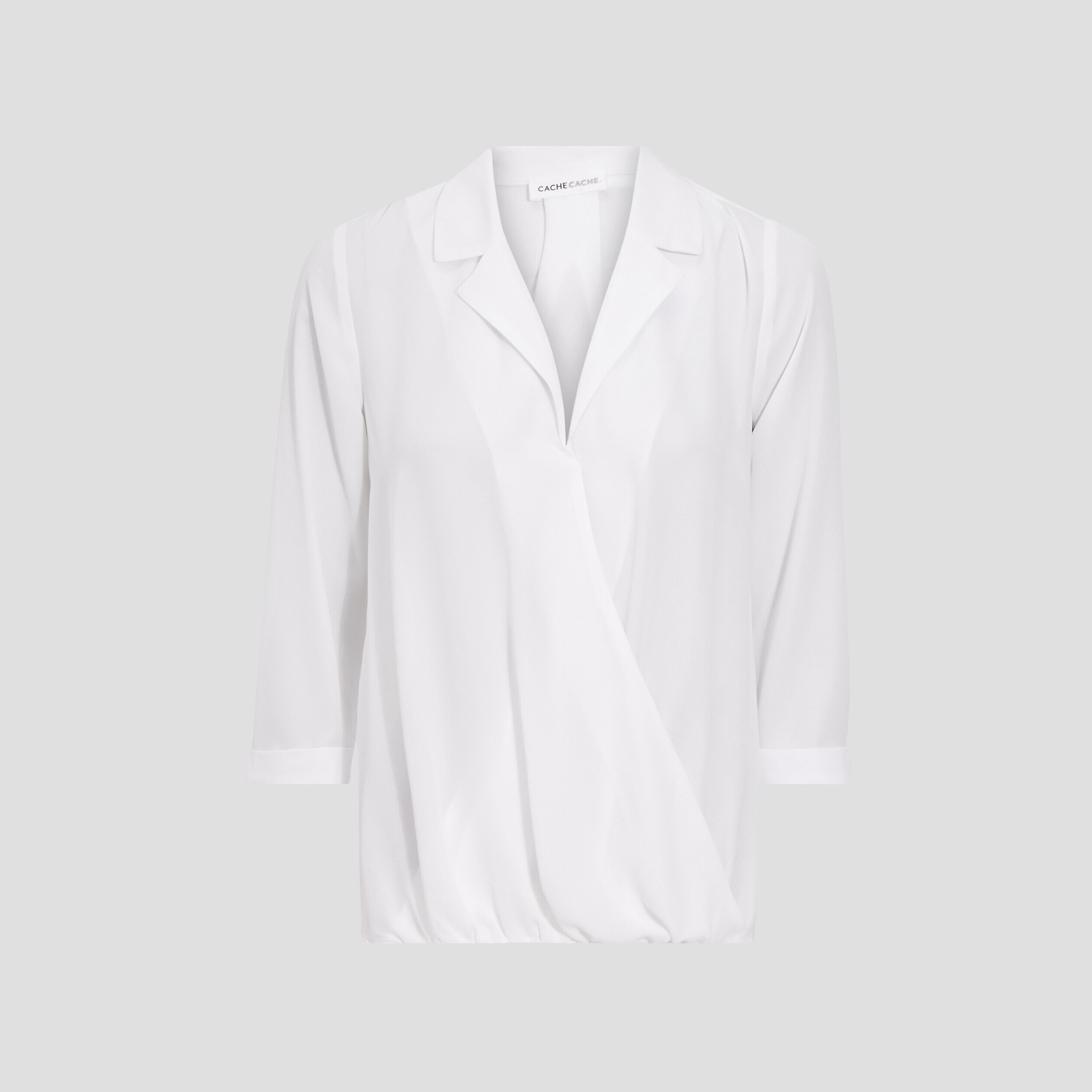 Blouse manches 3/4 ecru femme | Cache Cache