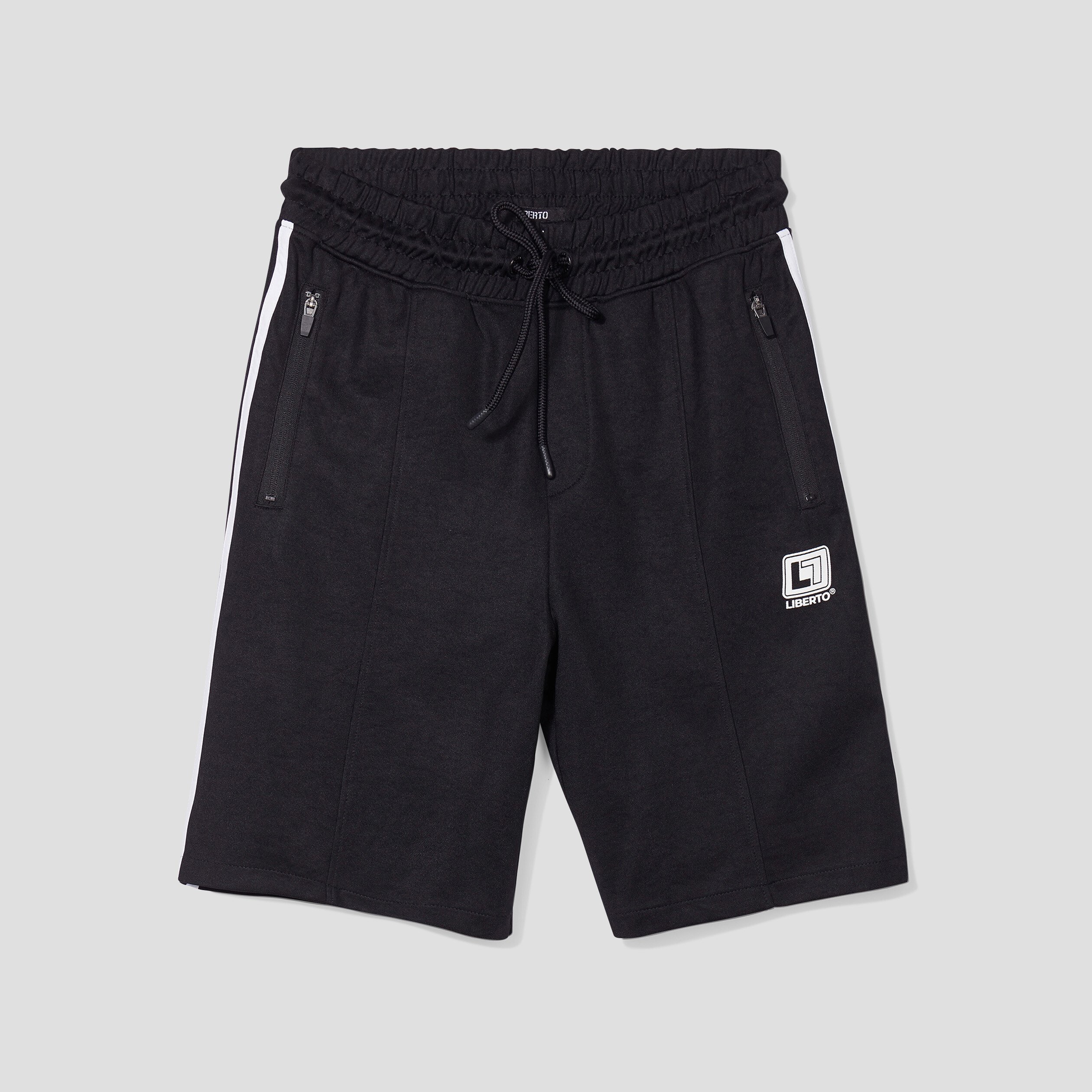 Jogging-Short élastiqué Liberto noir homme | La Halle
