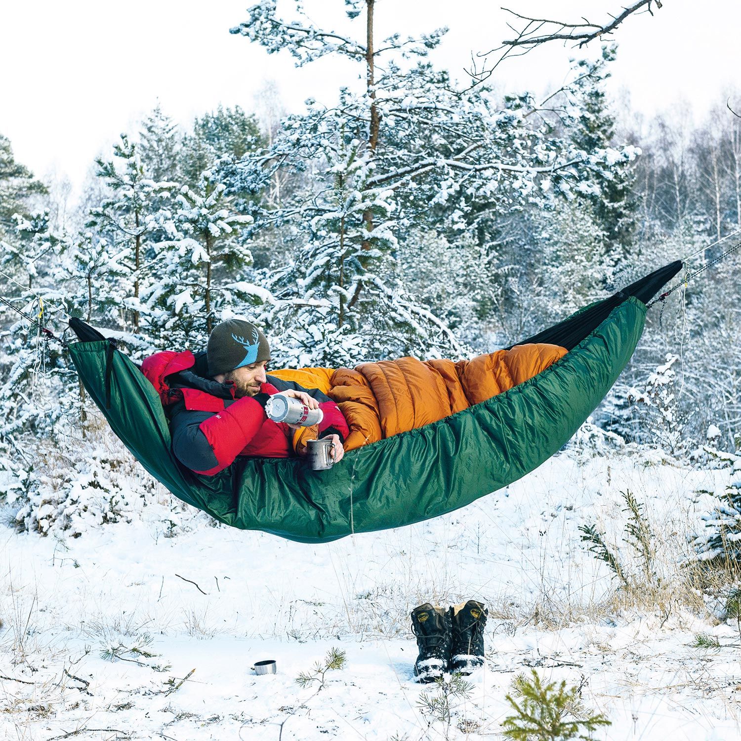 Underquilt Hängematten Kälteschutz