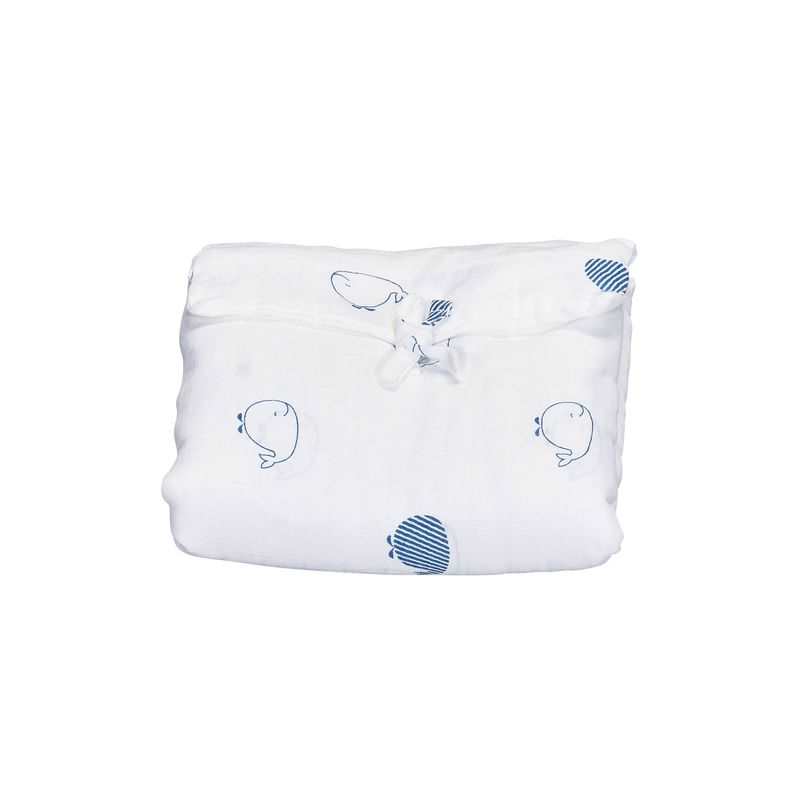 Matelas à langer nomade Blue baleine