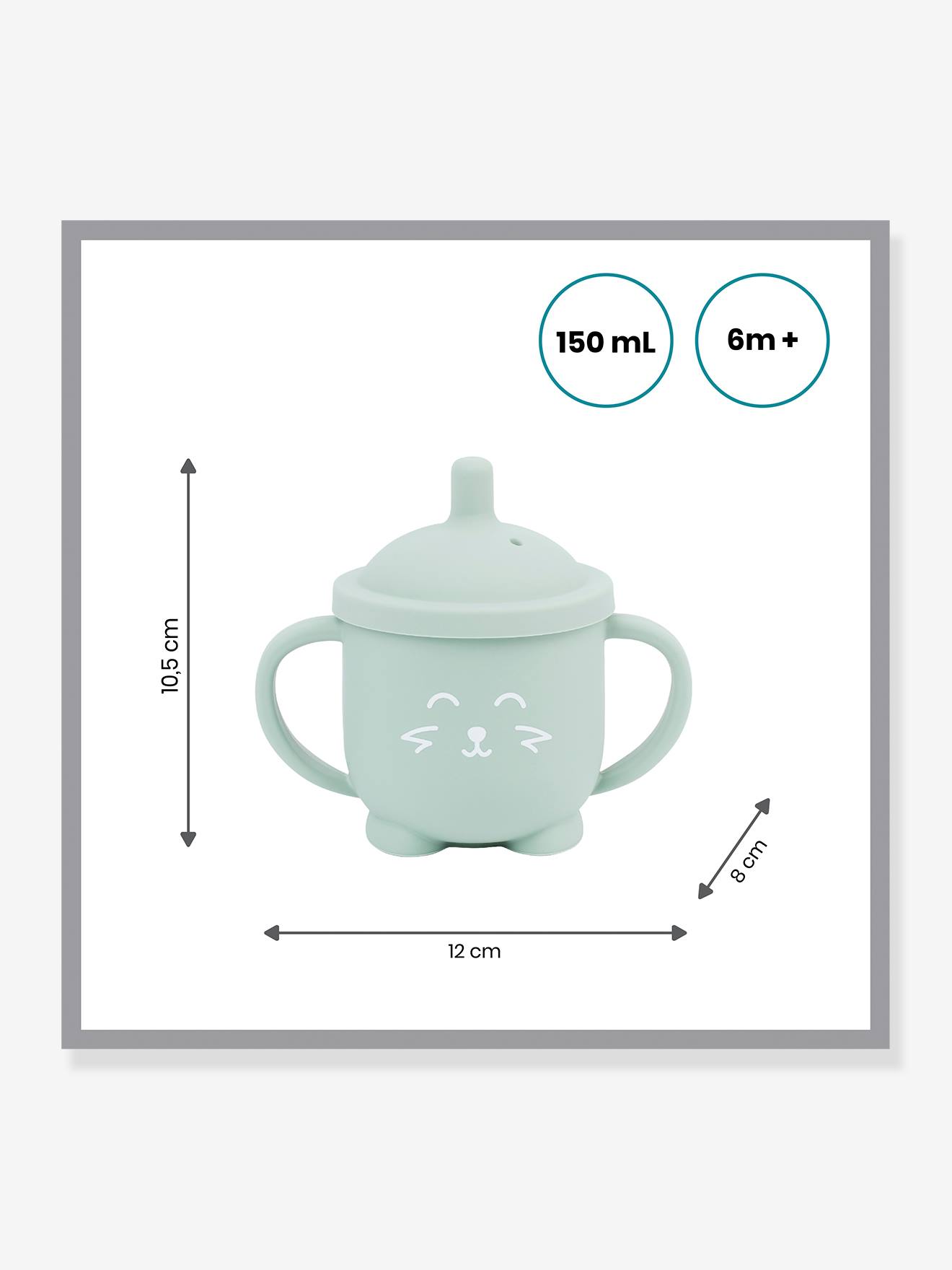 Tasse Isy BABYMOOV vert sauge