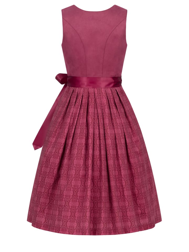 Nübler Midi Dirndl Gundi in Beere günstig kaufen