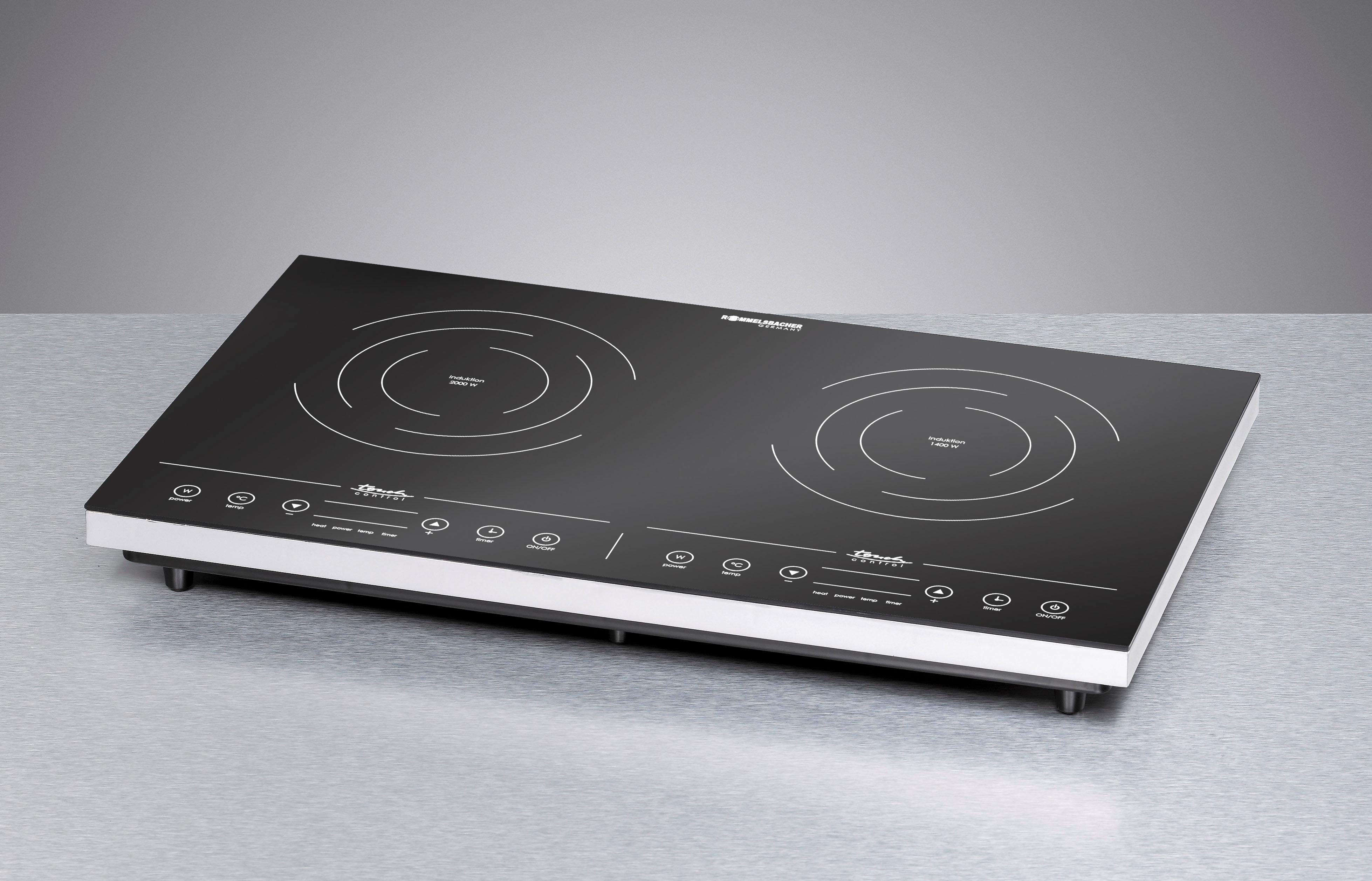 Rommelsbacher Doppel-Induktionskochplatte CT 3410/IN, 3400 Watt