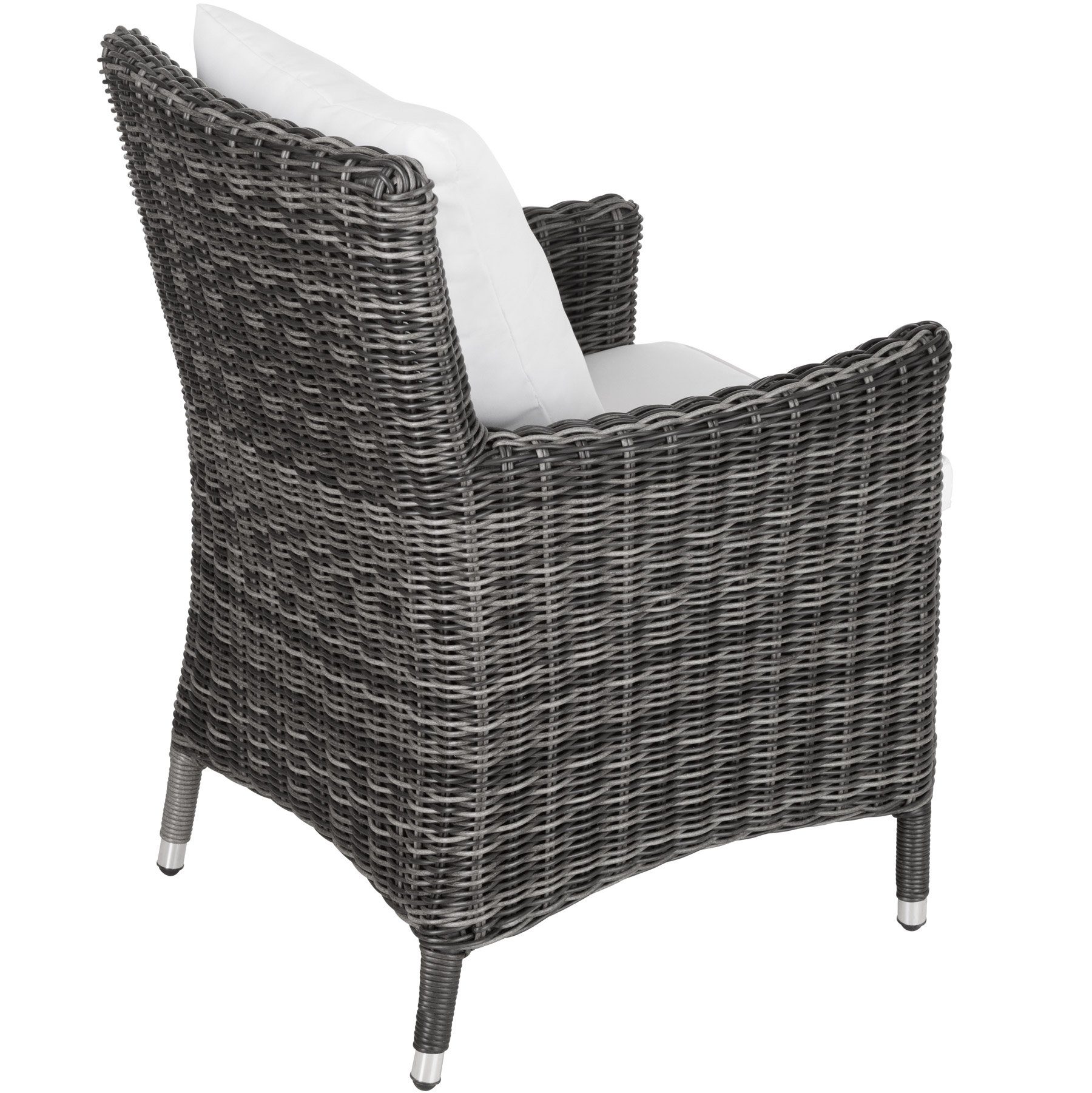 tectake Rattanstuhl Sanremo (1er, 1 St), Schmutzabweisend