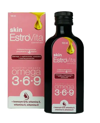 Estrovita Skin Omega-3-6-9 kiseline, 150 ml