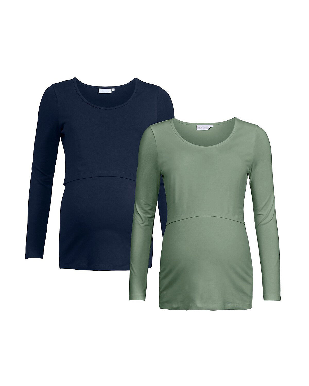 2er-Pack Umstands- und Still-Shirt