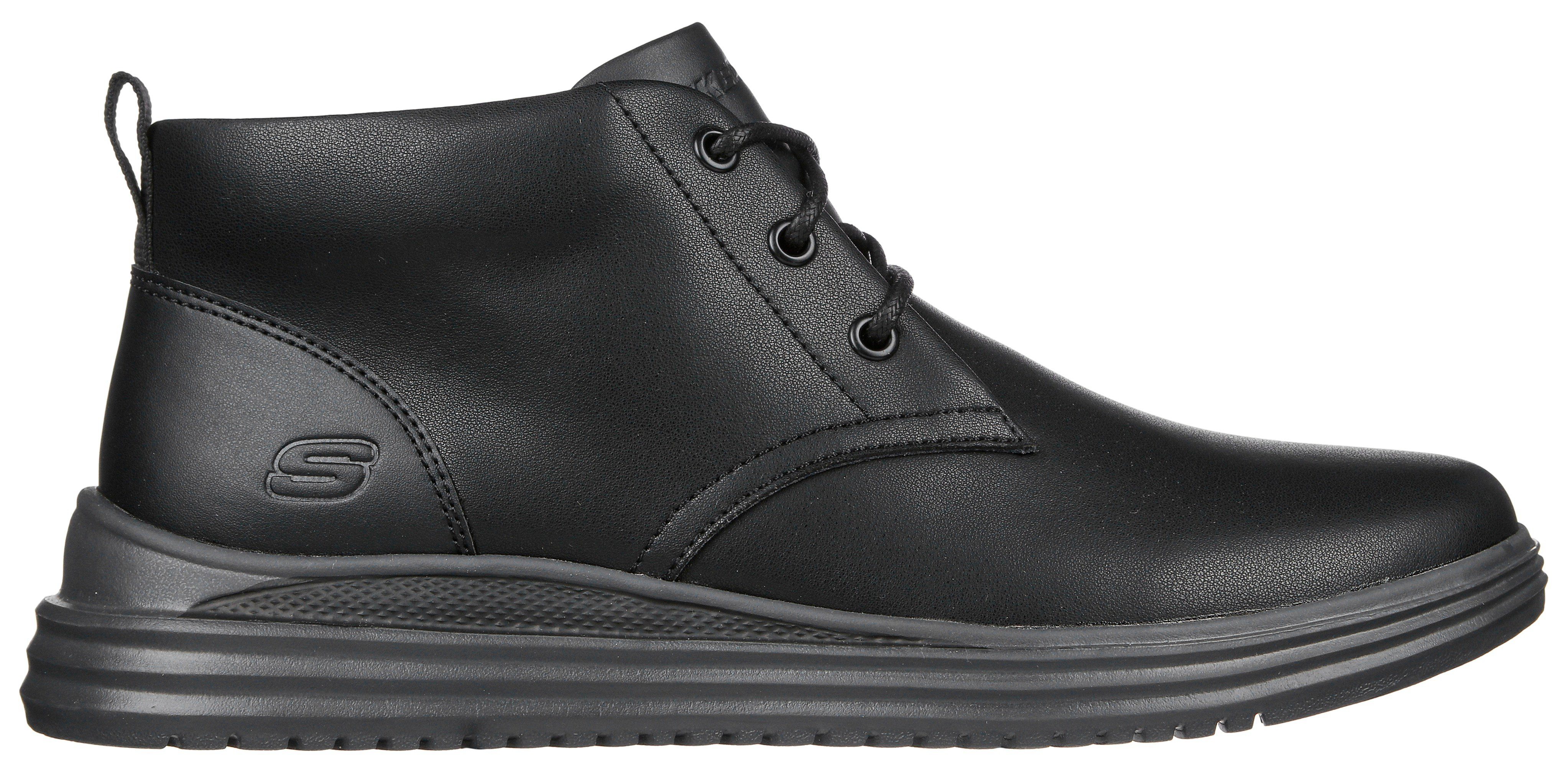Skechers PROVEN-YERMO Schnürboots in glänzender Optik